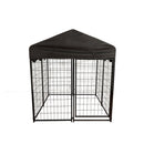 PAWS ASIA Factory Metal Tube Breathable Outdoor Foldable Dog Playpen With Cover Pet Fence Exercise