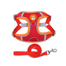 PAWS ASIA Factory Suede Luxury Pets Accessories Reflective Dog Harness And Leashes Chest Set