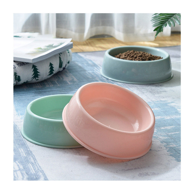 PAWS ASIA Lazada Best Selling Portable Cute Travel Round Feeding Drinking Eco Friendly Plastic Dog Bowls