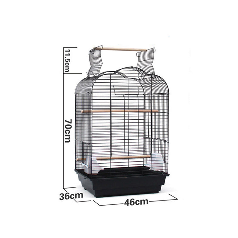 PAWS ASIA Manufacturer Canary Flight Travel Open Top Bird Cage Aviary For Sale