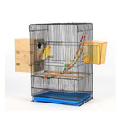 PAWS ASIA Manufacturers Cheap Galvanized Wire Large Love Bird Cage With Two Breeding Door