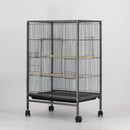 PAWS ASIA Manufacturers Hot Selling Black Stainless Steel Wire Breeding Cage For Bird With Tray