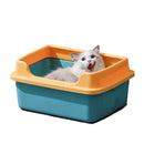 PAWS ASIA Manufacturers Pet Cleaning Simple Cute Semi Closed Large Space Cat Toilet Box