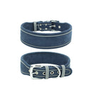 PAWS ASIA Manufacturers Suede Reflective Wide Heavy Duty Large Dog Collar And Leash Set