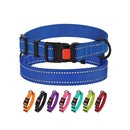 PAWS ASIA Manufacturers Sustainable Durable Plain Nylon Reflective Strong Dog Collar With Buckle