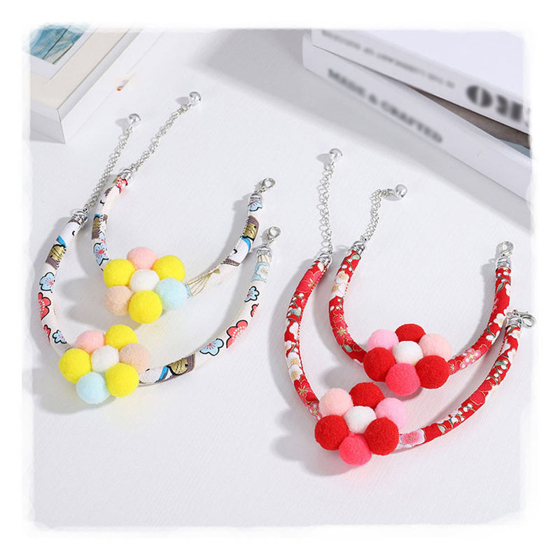 PAWS ASIA Suppliers Direct Sale Best Popular Cat Dog Wedding Collar With Flower Accessories