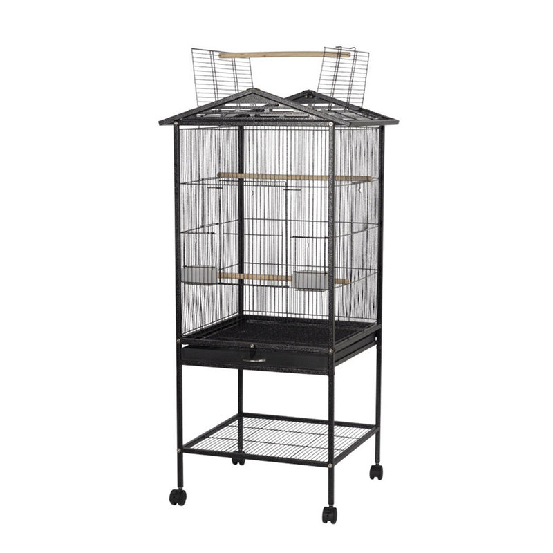 PAWS ASIA Suppliers Hot Sale Large Deluxe Breathable Big Parrot Breeding Bird Cage With Shelf