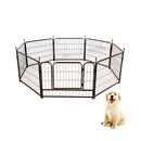 PAWS ASIA Suppliers Large Indoor Metal Foldable Expandable Dog Fence With 8 Panels Pet Exercise Kennel Playpen