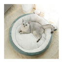 PAWS ASIA Suppliers Novelty Fancy Oval Solid Furry Calming Cat Sofa Bed Dog