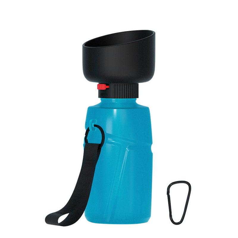 PAWS ASIA Suppliers Pet Travel Foldable Portable Feeding Dog Water Bottle Drink 600ml 500ml