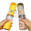 PAWS ASIA Suppliers Travel Portable Food Grade 2 In 1 Dog Water Bottle For Hiking And Walking