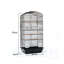 PAWS ASIA Wholesale Cheap White Steel Wire Breeding Large Bird Cage With Stand