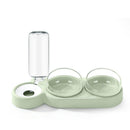 PAWS ASIA Wholesale Eco Friendly Plastic Modern Three Dog Bowl Cat Automatic Water Feeding