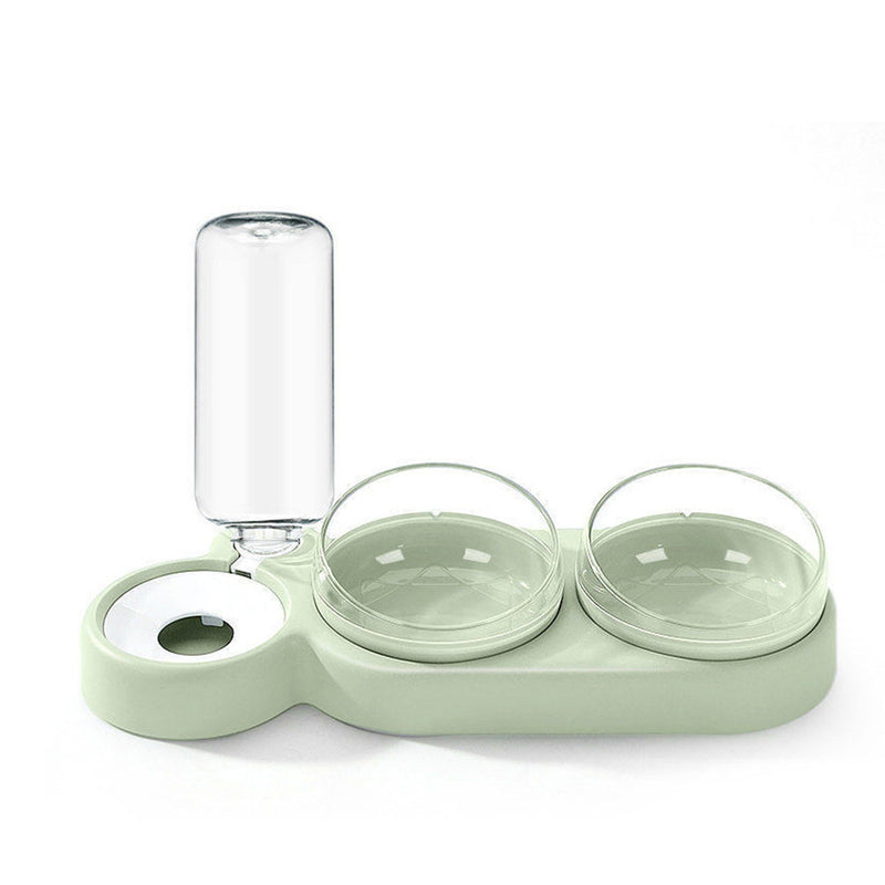 PAWS ASIA Wholesale Eco Friendly Plastic Modern Three Dog Bowl Cat Automatic Water Feeding