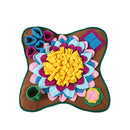 PAWS ASIA Wholesale Foldable Non Slip Pet Feeding Nosework Treats Mat Dog Sniffing Mat Puppy Training