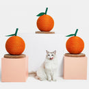 PAWS ASIA Wholesale High Quality Sisal Hand Made Pop Grind Claws Cute Shape Cat Scratch Toy Ball