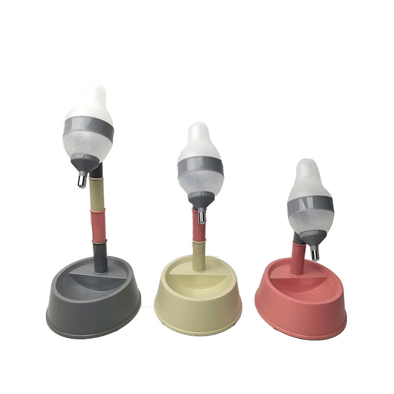 PAWS ASIA Wholesale New 2 In 1 Adjustable Height Detachable Food And Water Bowls For Pets Dog Cat