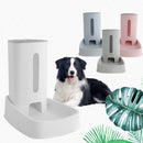 PAWS ASIA Wholesale New Large Automatic Plastic Double Storable Dog Food And Water Bowl 3.8L