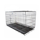 PAWS ASIA Wholesale Stackable Transport Large Steel Dog Cage Plastic Tray Chicken Rabbit House