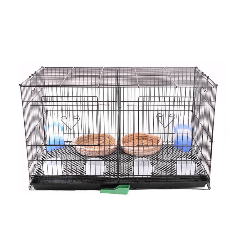 PAWS ASIA Wholesale Wire Big Double Breeding Love Parrot Poultry Pigeon Cage House With Tray