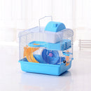 PAWS ASIA Wholesale Wire Small Cute 2 Story Cheap Hamster Cages Castle For Sale