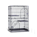 PAWS ASIA China Manufacturers Cheap Indoor Outdoor Steel Large Pet Cat Cage Carrier 3 Layer For Sale