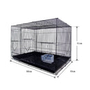 PAWS ASIA China Wholesale Metal Wire Mesh Square Small Bird Cages With Bowl For Sale
