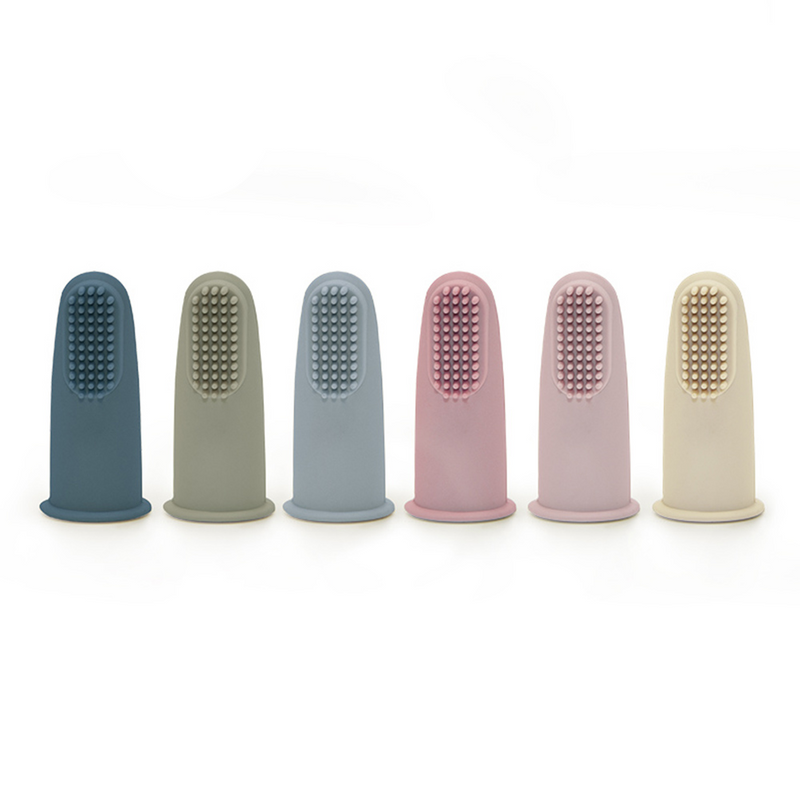 PAWS ASIA Manufacturers Custom Food Grade Silicone Portable Dog Dental Care Pet Finger Toothbrush Teeth Cleaning Tool