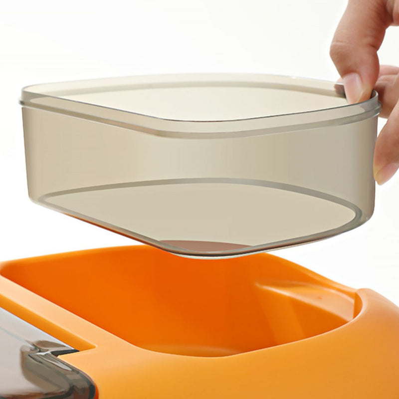 PAWS ASIA Wholesale Plastic Large Capacity Storage Seal Pet Food Container Box With Wheel