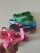 PAWS ASIA Supplier Nylon Cute Multi Color Luxury Adjustable Cat Collar Bow With Bell