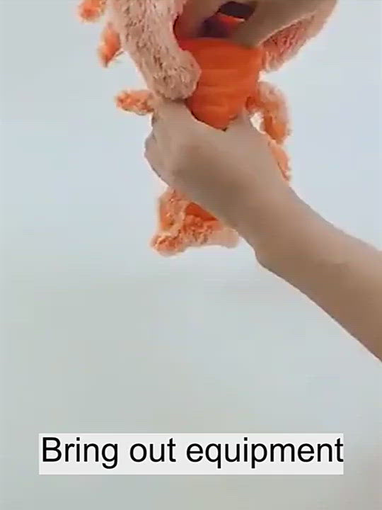 PAWS ASIA Wholesale Plush Cute Lobster Automatic Interactive Electric Cat Toy Dog