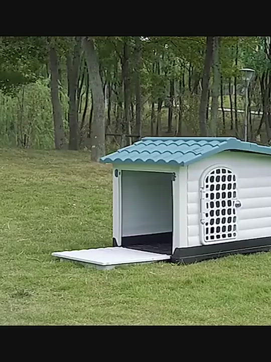 PAWS ASIA Factory European Style Cheap Outdoor Plastic Medium Kennels Small Dog House