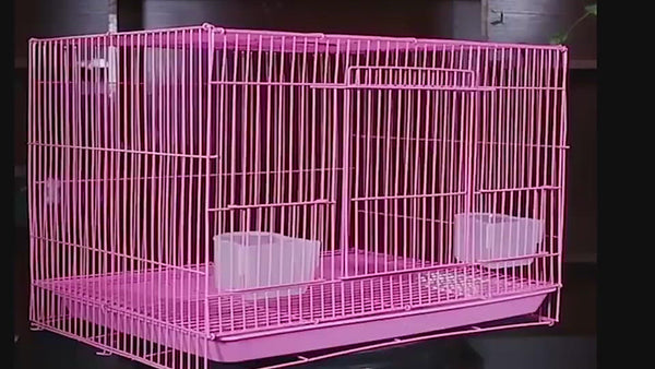 PAWS ASIA Chinese Factory Wholesale Cheap Commercial Indoor Large Breeding Rabbit Cage Aviary With Tray